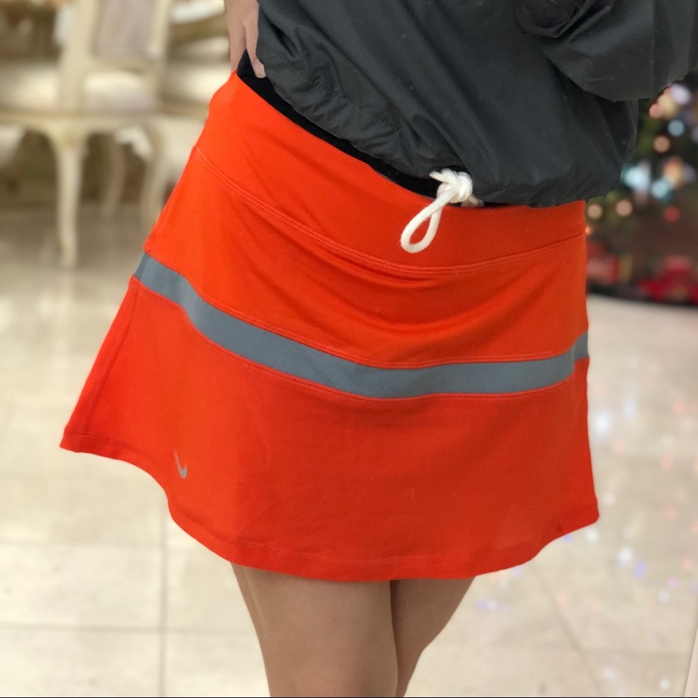 Nike Woman’s Orange/Grey Tennis Skirt/Skort